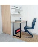 Patas para mesa, Juego 2 unidades, Metálicas, mesas salón comedor, jardín, Modelo RIOJA.