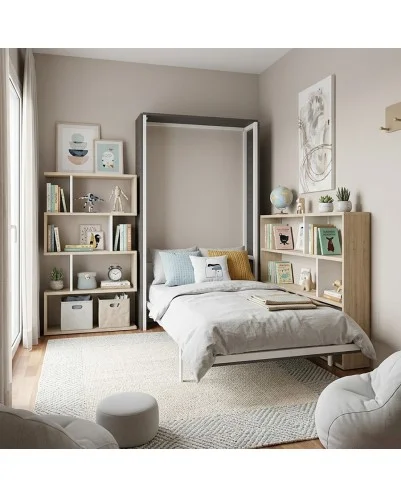 Cama vertical modelo TOLEDO,  Todas las medidas, fondo y colores personalizados.