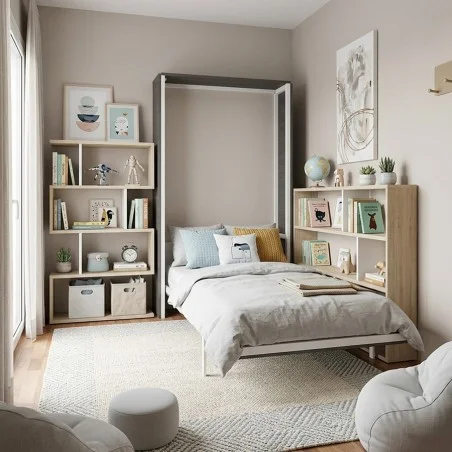 Cama vertical modelo TOLEDO,  Todas las medidas, fondo y colores personalizados.