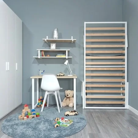Somier cama abatible vertical, Cama abatible de pared, plegable. Modelo LIVE