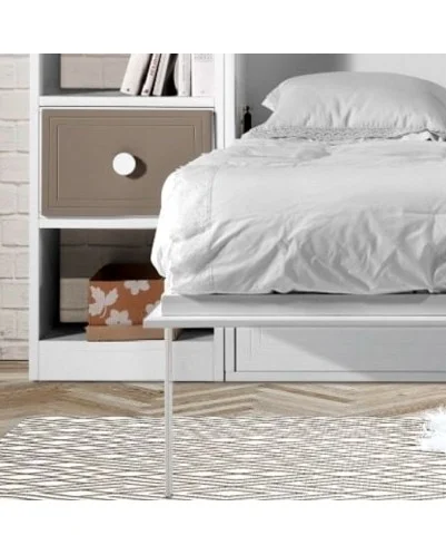 Cama Vertical MK21 - Acabado Lacado, Para colchón de 135 cm, Producto Personalizado.