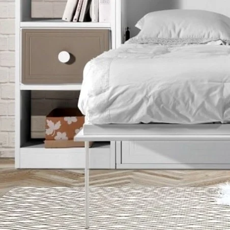 Cama Vertical MK21 - Acabado Lacado, Para colchón de 135 cm, Producto Personalizado.