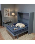 Cama abatible horizontal Pro para mascotas (Gatos y perros de todos los tamaños)