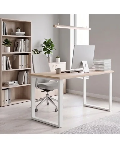 Patas para mesa, Juego 2 unidades, Modelo MAX, Metálicas, Salón, oficina, Estudio, Dormitorio.