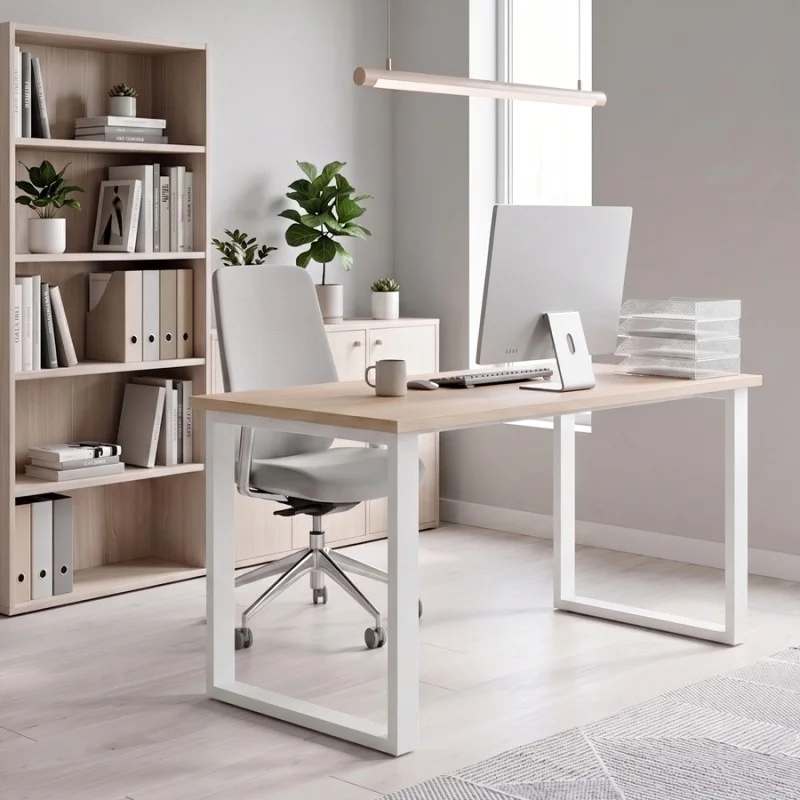Patas para mesa, Juego 2 unidades, Modelo MAX, Metálicas, Salón, oficina, Estudio, Dormitorio.