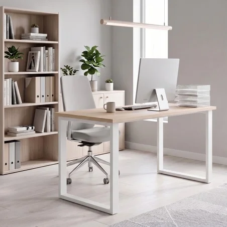 Patas para mesa, Juego 2 unidades, Modelo MAX, Metálicas, Salón, oficina, Estudio, Dormitorio.