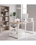 Patas para mesa, Juego 2 unidades, Modelo MAX, Metálicas, Salón, oficina, Estudio, Dormitorio.