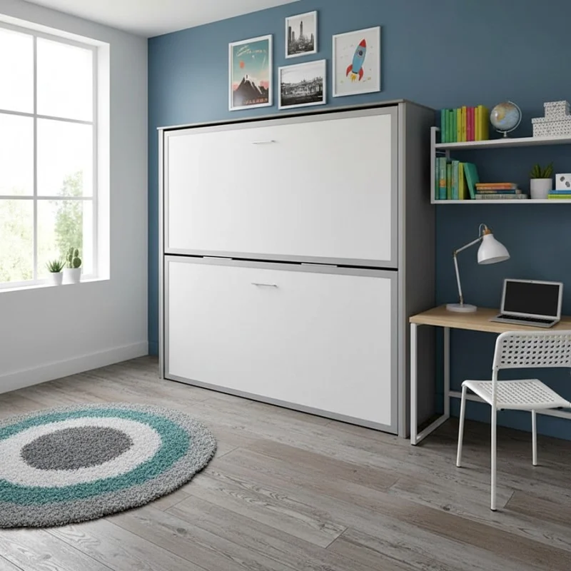 Litera horizontal Modelo Santander 105 Cama inferior + 105 Cama superior. Personalizada