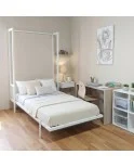Cama Vertical Modelo E-LOGIT. Somier Incluido, Fondo y Colores Personalizados.