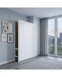 Cama Vertical Modelo E-LOGIT. Somier Incluido, Fondo y Colores Personalizados.