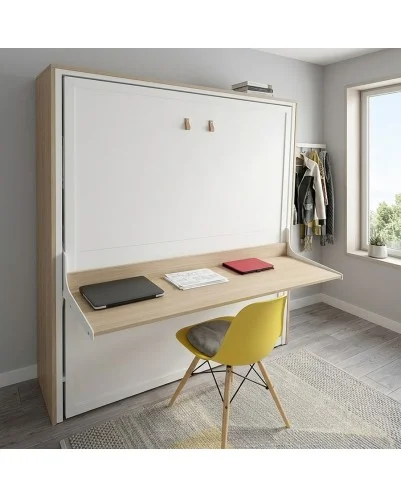 Cama vertical modelo OFFICE 1- Todas Las Medidas, Fondo Y Colores Personalizados.