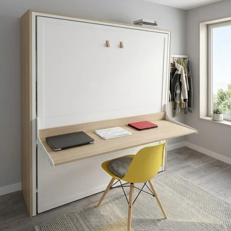 Cama vertical modelo OFFICE 1- Todas Las Medidas, Fondo Y Colores Personalizados.