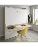 Cama vertical modelo OFFICE 1- Todas Las Medidas, Fondo Y Colores Personalizados.