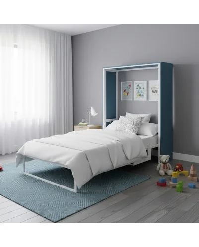 Cama vertical modelo OFFICE 1- Todas Las Medidas, Fondo Y Colores Personalizados.