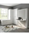 Cama vertical modelo OFFICE 1- Todas Las Medidas, Fondo Y Colores Personalizados.
