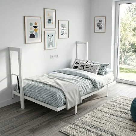 Cama Horizontal Modelo E-Plus, Medidas de 80 a 105 cm, Personalizada.