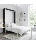 Cama vertical ALASKA, Somier incluido, desde 80x180 cm a 150x200 cm, Fondo y colores personalizados.