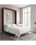 Cama vertical ALASKA, Somier incluido, desde 80x180 cm a 150x200 cm, Fondo y colores personalizados.