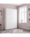 Cama vertical ALASKA, Somier incluido, desde 80x180 cm a 150x200 cm, Fondo y colores personalizados.