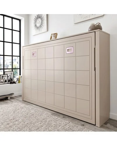 Cama Horizontal Modelo Teruel Premium, Acabado lacado, Personalizada.