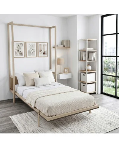 Cama Vertical Modelo E-LOGIT/PREMIUM. Acabado lacado, Personalizada.
