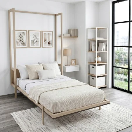 Cama Vertical Modelo E-LOGIT/PREMIUM. Acabado lacado, Personalizada.