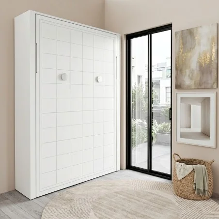 Cama Vertical Modelo Alcázar Premium, Acabado lacado, Personalizada.