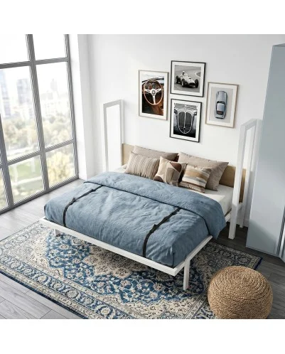 Cama Horizontal Modelo E-Nova Premium, Acabado lacado, Personalizada.