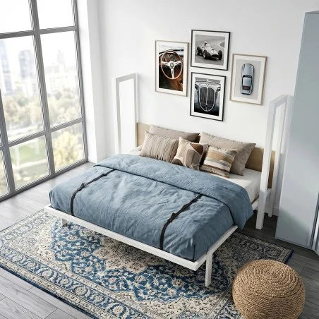 Cama Horizontal Modelo E-Nova Premium, Acabado lacado, Personalizada.