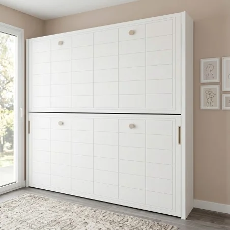 Litera Abatible Horizontal Modelo Barcelona/PREMIUM, Acabado en lacado, Personalizada.