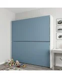 Litera horizontal Modelo Barcelona/TOP, Fondo 35 cm, Azul y Blanco. 90x190 cm. Litera horizontal Modelo Barcelona/TOP, Fondo 35 cm, Azul y Blanco. 90x190 cm.