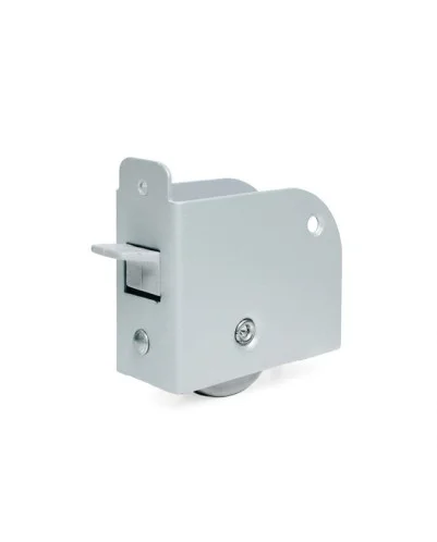 (PACK DE 2 UNIDADES) Rueda fija para cama nido, espesor 30mm, GRIS, 1 CON FRENO, 1 SIN FRENO. (IZQUIERDA Y DERECHA)