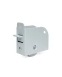 (PACK DE 2 UNIDADES) Rueda fija para cama nido, espesor 30mm, GRIS, 1 CON FRENO, 1 SIN FRENO. (IZQUIERDA Y DERECHA)