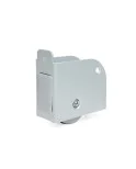 (PACK DE 2 UNIDADES) Rueda fija para cama nido, espesor 30mm, GRIS, 1 CON FRENO, 1 SIN FRENO. (IZQUIERDA Y DERECHA)