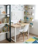 Pata para mesa, 1unidad, Metálica, (Altura especial 75 cm + nivelador 2 cm)  Modelo MADRID.