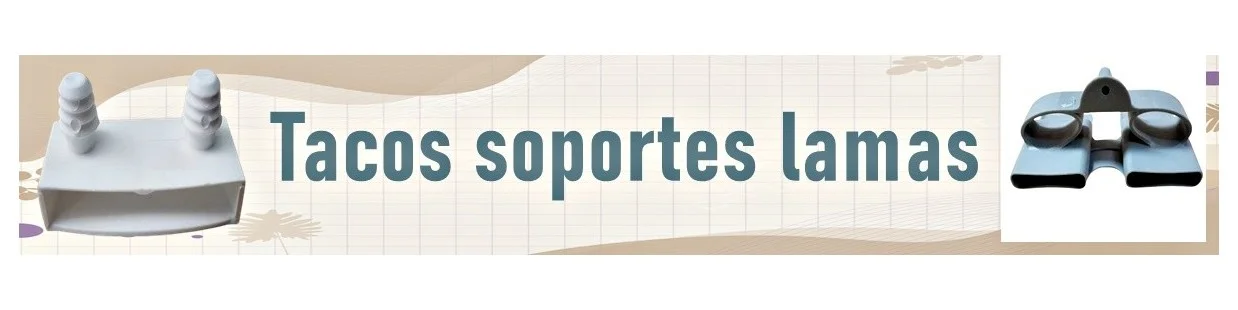 Tacos soportes para lamas de somieres
